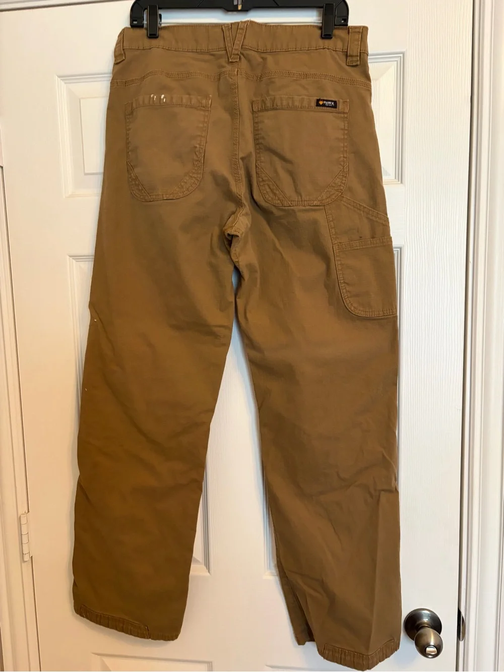 HAWX Men's Utility Work Pants in Brown